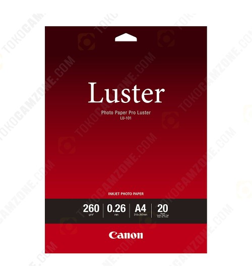Canon Photo Paper Pro Luster LU-101/A4 (20 Sheets)